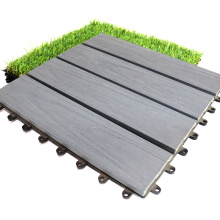 Factory Directly Supply WPC Floor Tiles Garden Outdoor and Wood Plastic Composite Easy Interlocking Decking Tiles 